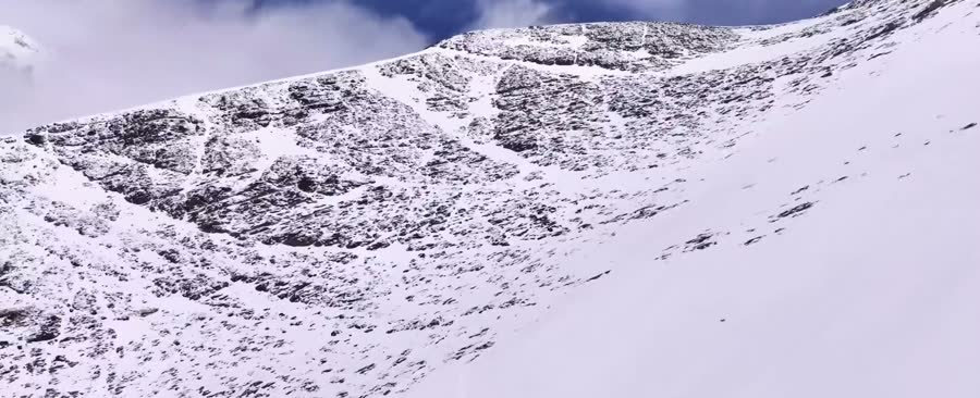 Crevasse field below the high camps